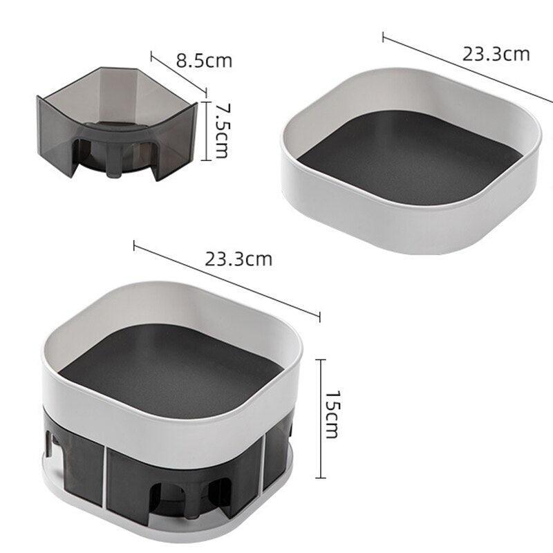 Lisslune | Versatile 360° Rotatable Storage Organizer for Makeup and Kitchen with Generous Capacity