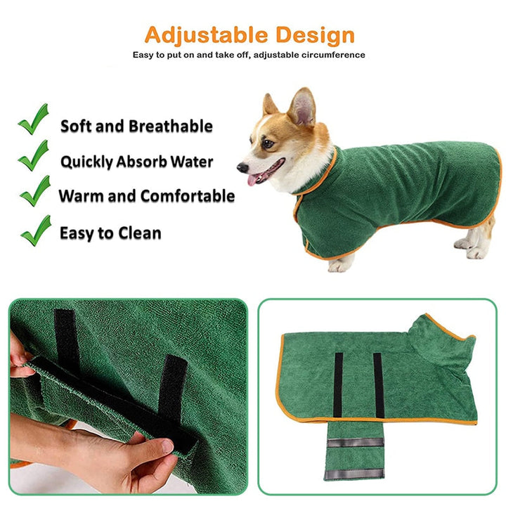 Lisslune | FurWear Dog Bathrobe