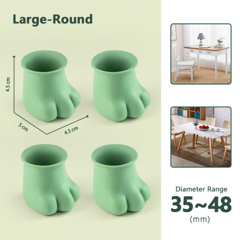 Lisslune | 4Pcs Non-Slip Cat Paw Furniture Leg Cover