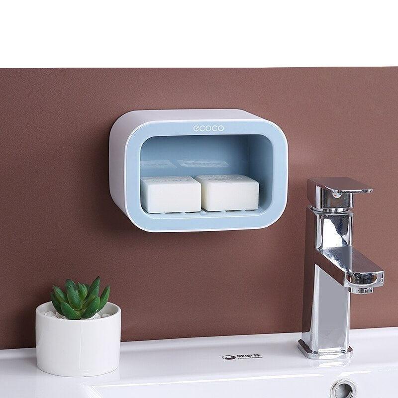 Lisslune | Elegant Botanical Wall-Mounted Soap Organizer for Stylish Bathroom Storage