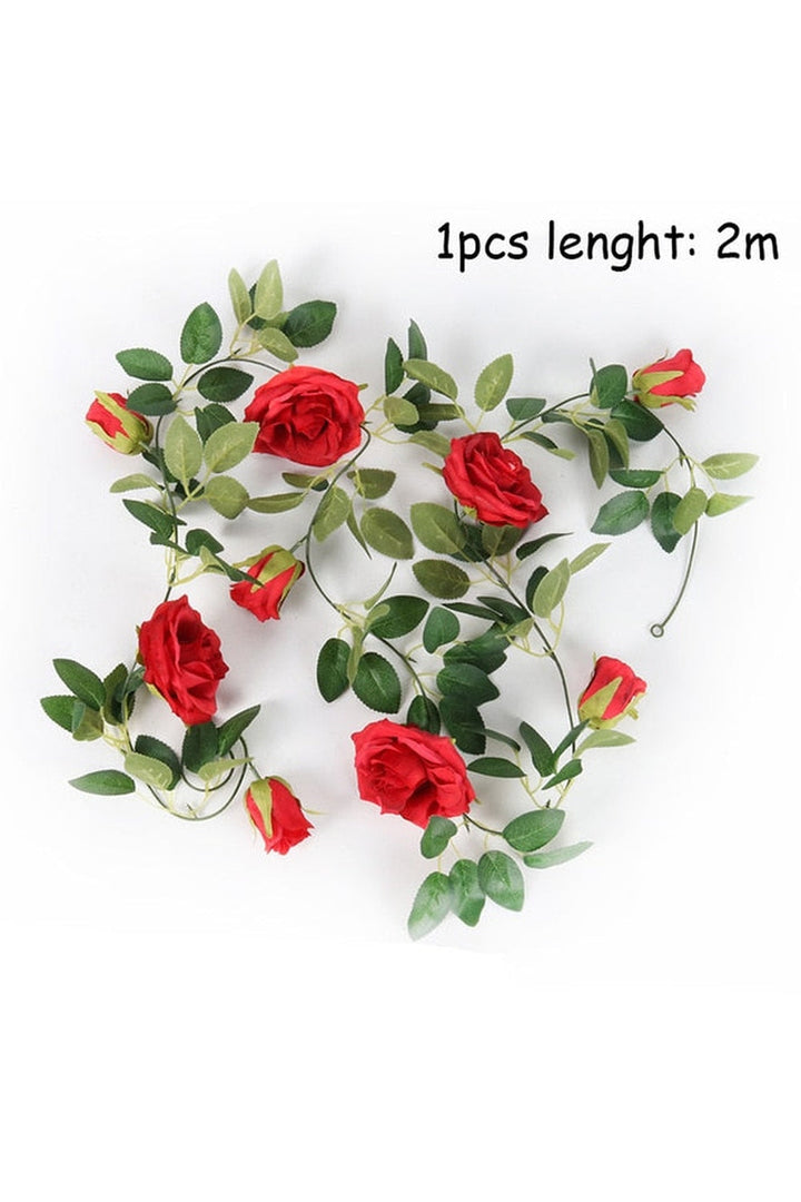 Lisslune | artificial rose plant garland