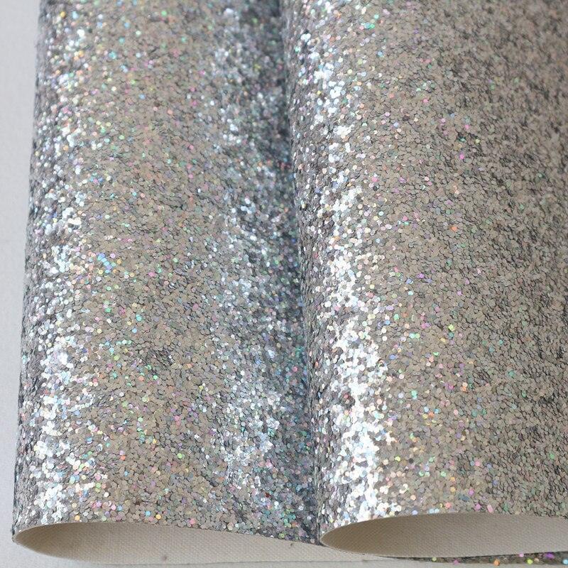 Lisslune | Shimmering 3D Glitter Fabric Sheets - Creative DIY Craft Set with Bright Colors