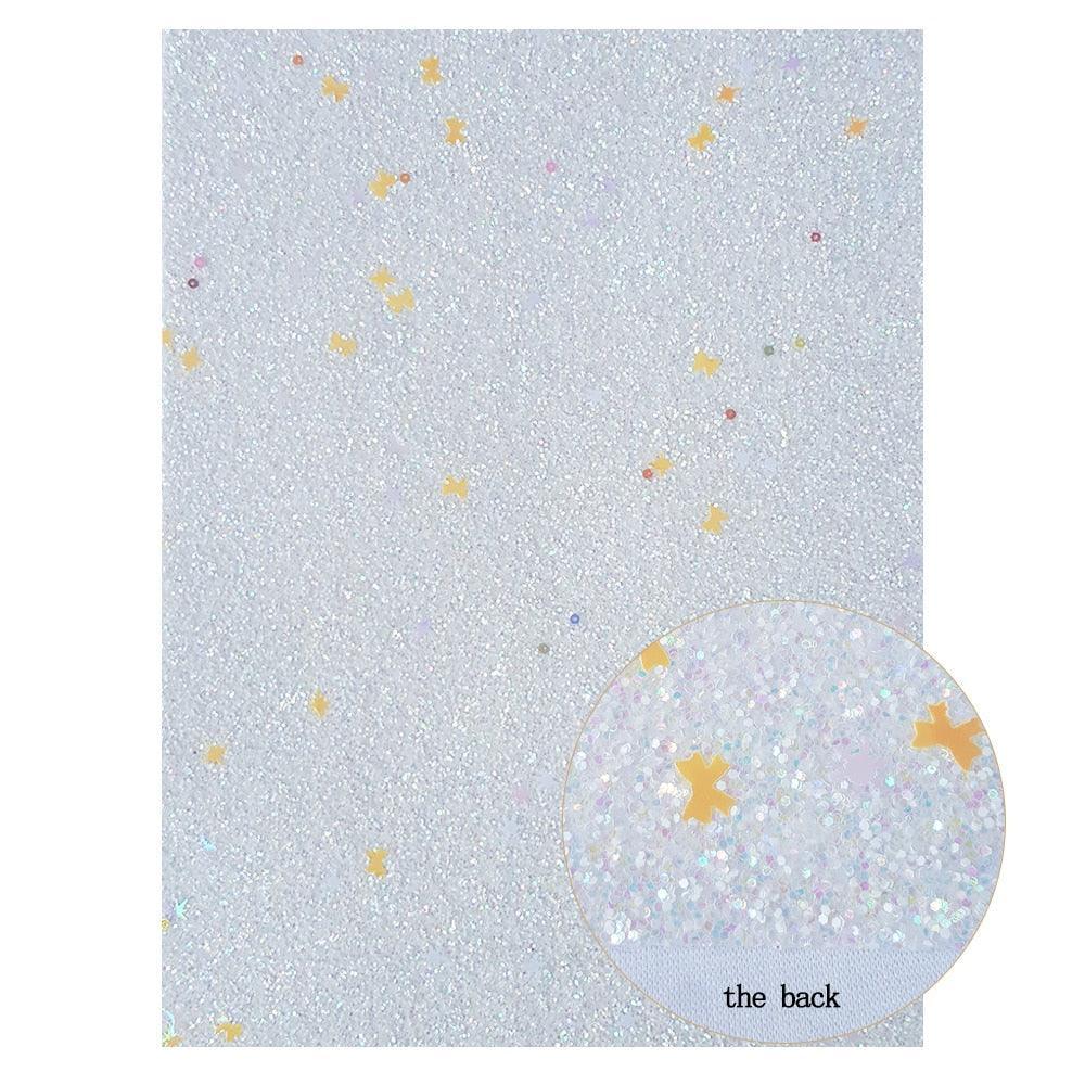 Lisslune | Enchanted Mermaid Glitter Fabric Collection - Ignite your crafting imagination