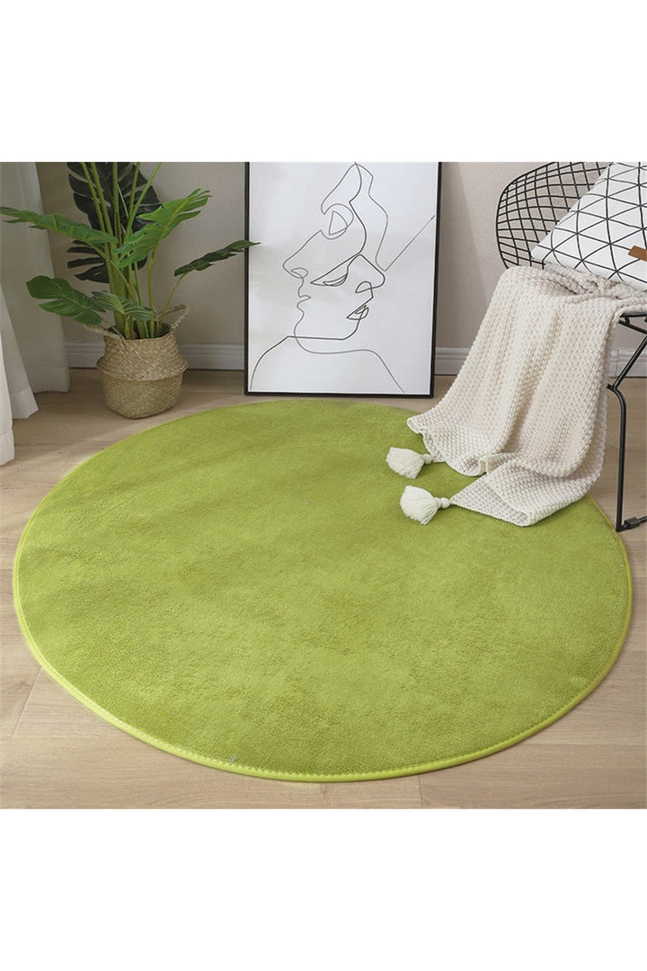 Lisslune | round rug with coral pattern