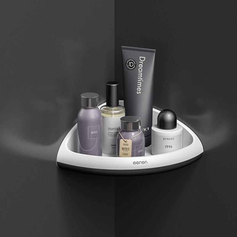 Lisslune | Chic Geometric Triangular Bathroom Wall Organizer: Luxury Storage Solution