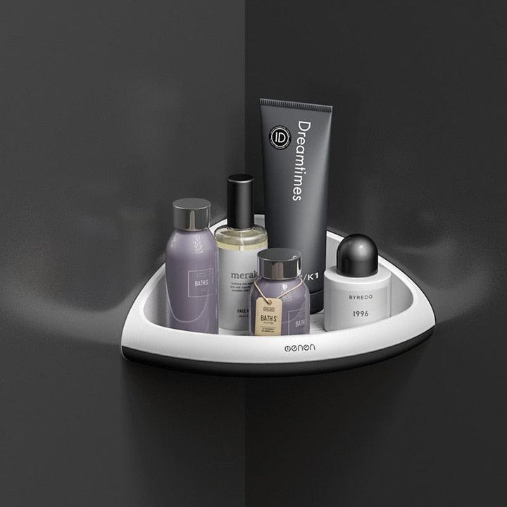 Lisslune | Chic Geometric Triangular Bathroom Wall Organizer: Luxury Storage Solution