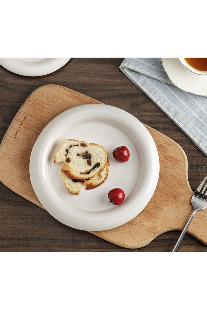 Lisslune | White ceramic plate