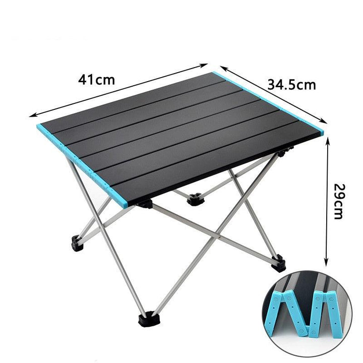 Lisslune | Portable ultra-lightweight aluminum camping table for adventurers