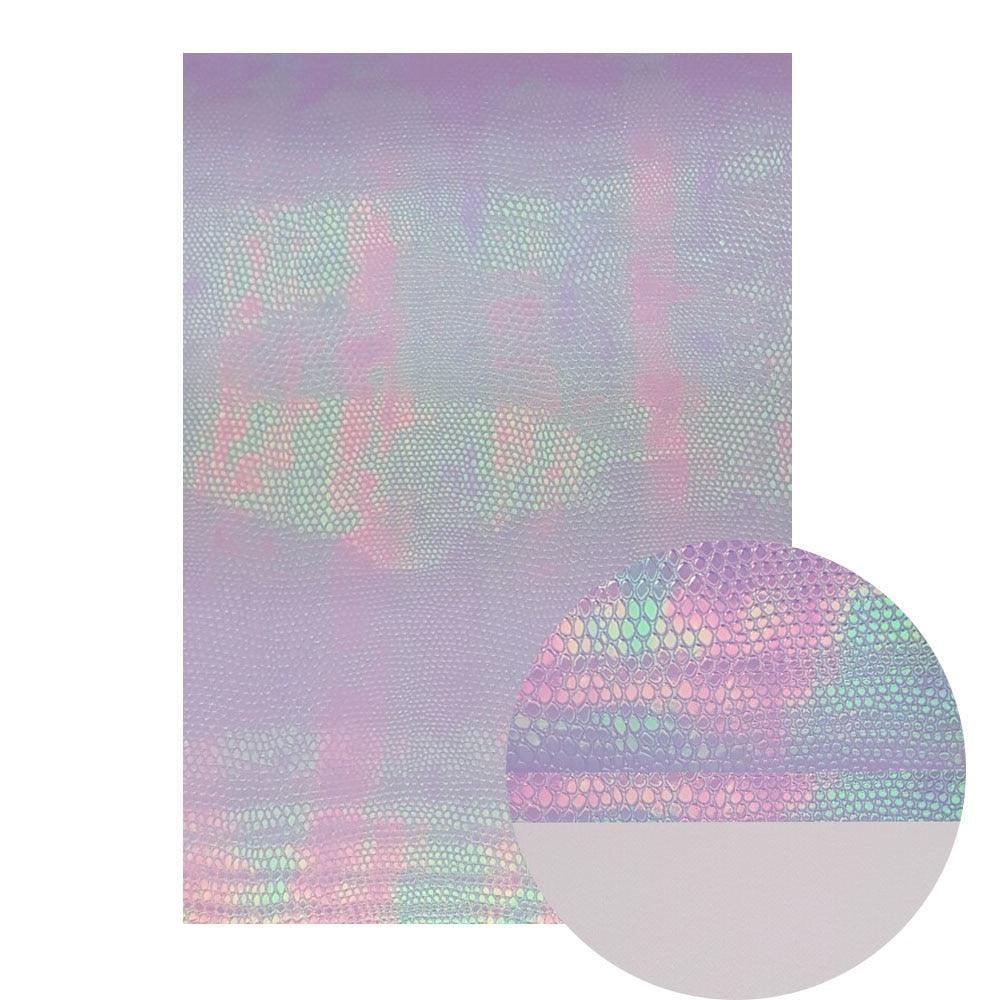 Lisslune | Sparkling Violet Synthetic Leather Fabric - A Must-Have for Sparkling DIY Projects