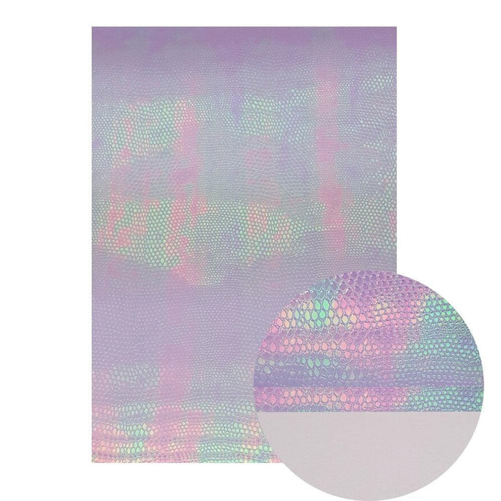 Lisslune | Sparkling Violet Synthetic Leather Fabric - A Must-Have for Sparkling DIY Projects