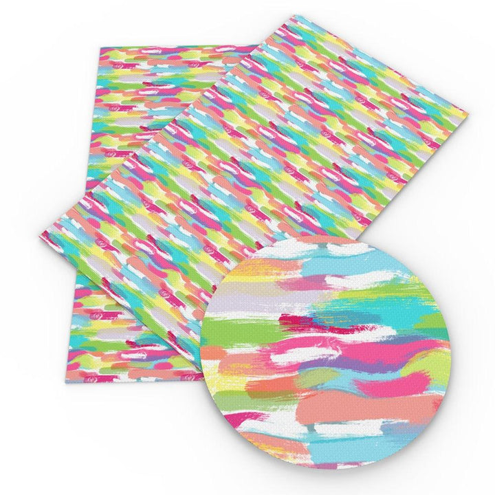 Lisslune | Floral Elegance Synthetic Leather Craft Sheets - Creative Essentials