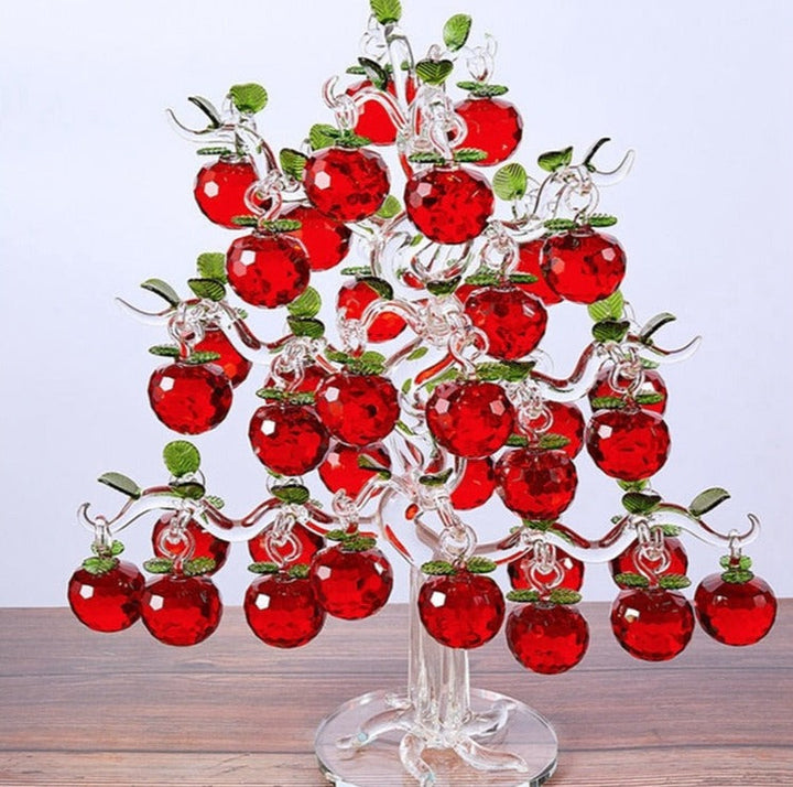 Lisslune | Elegant Crystal Apple Tree Home Decor