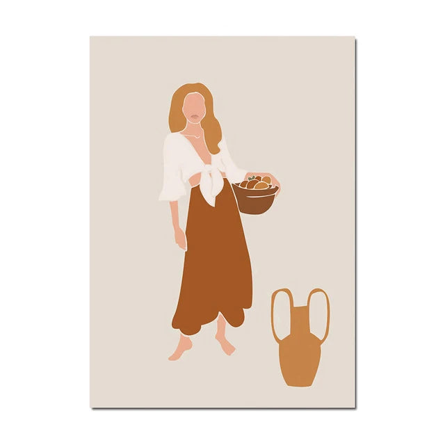 Lisslune | Girl Canvas Poster