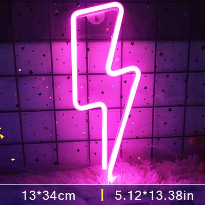 Lisslune | Led Lightning Neon Sign Wall Decor