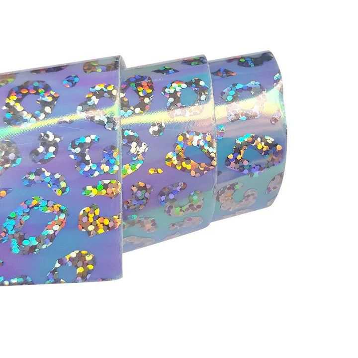 Lisslune | Colorful Leopard Print Synthetic Leather Craft Sheets - DIY Creativity Kit, 22*30CM