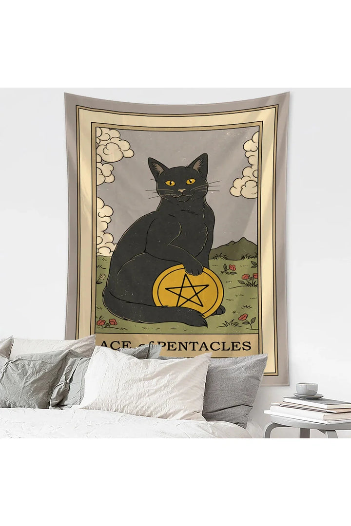 Lisslune | Cat Witchcraft Tapestry