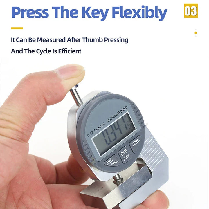 Lisslune | High-Sensitivity Digital Thickness Measuring Tool
