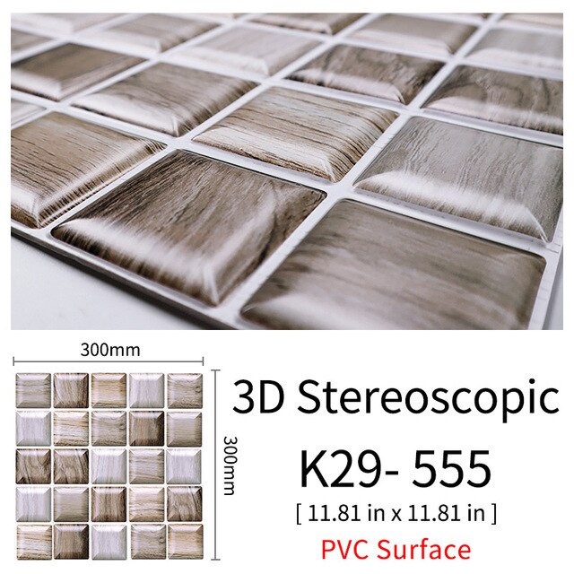 Lisslune | 3D Self-Adhesive Cobblestone Wall Stickers