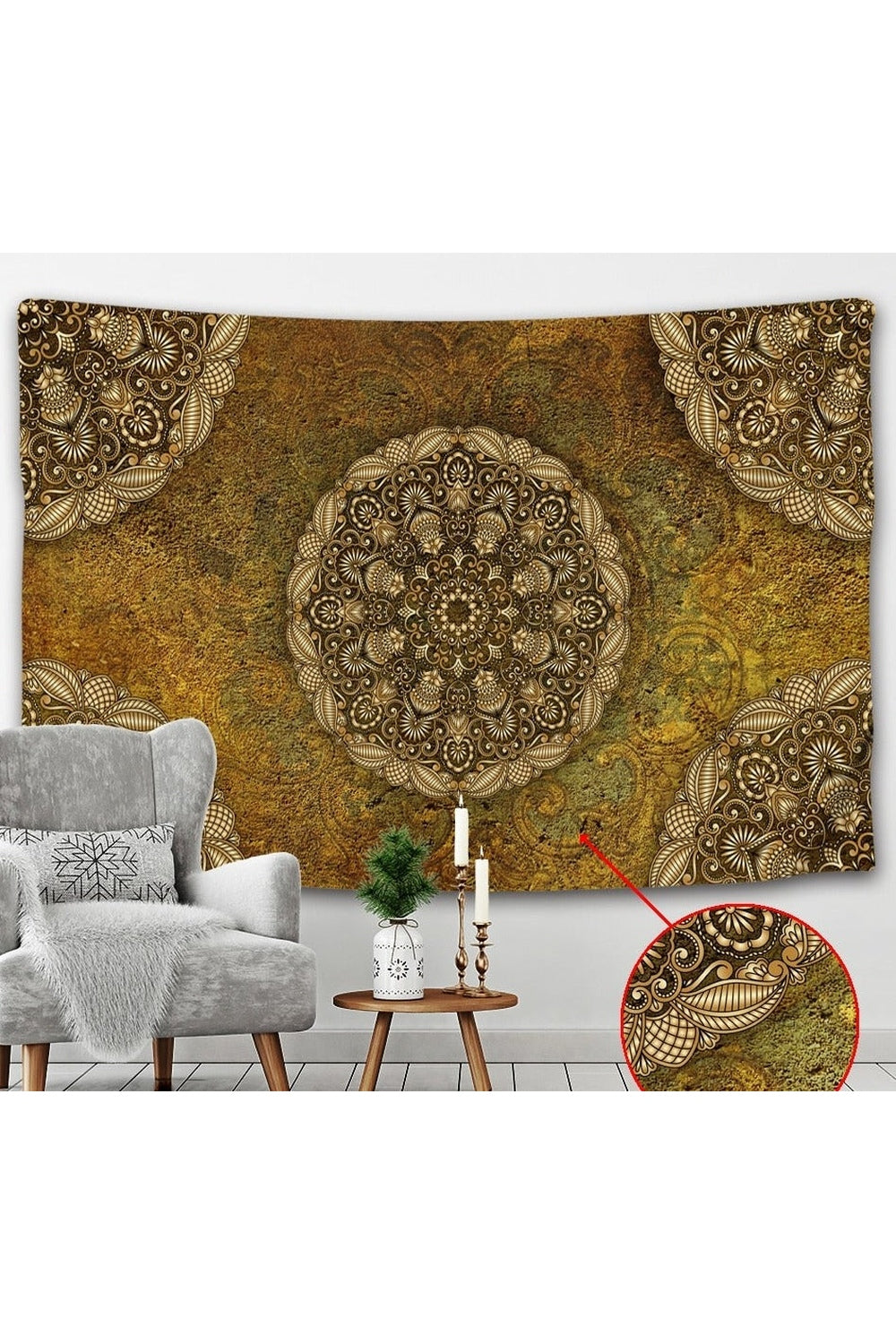 Lisslune | Mandala Wallpaper Design