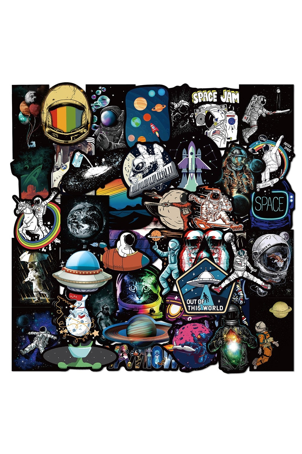 Lisslune | Space theme sticker