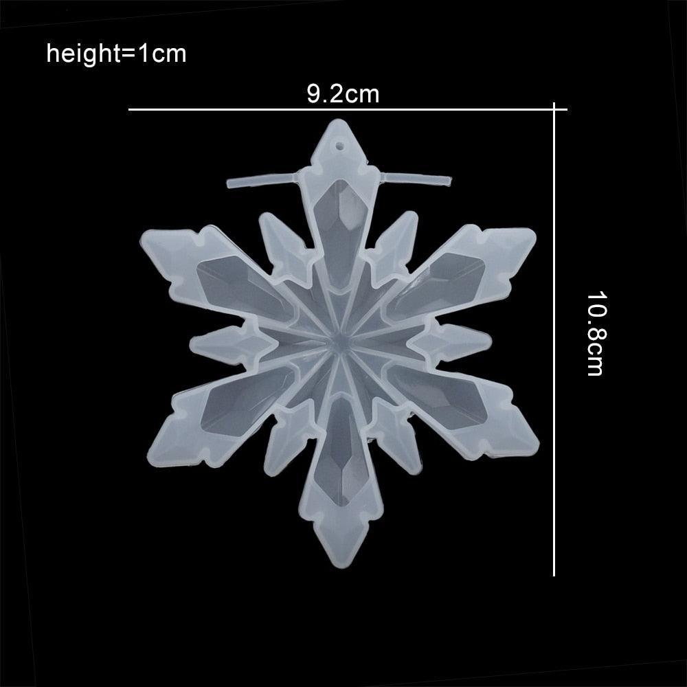 Lisslune | Charming Snowflake DIY Craft Set for Unique Christmas Jewelry and Ornaments