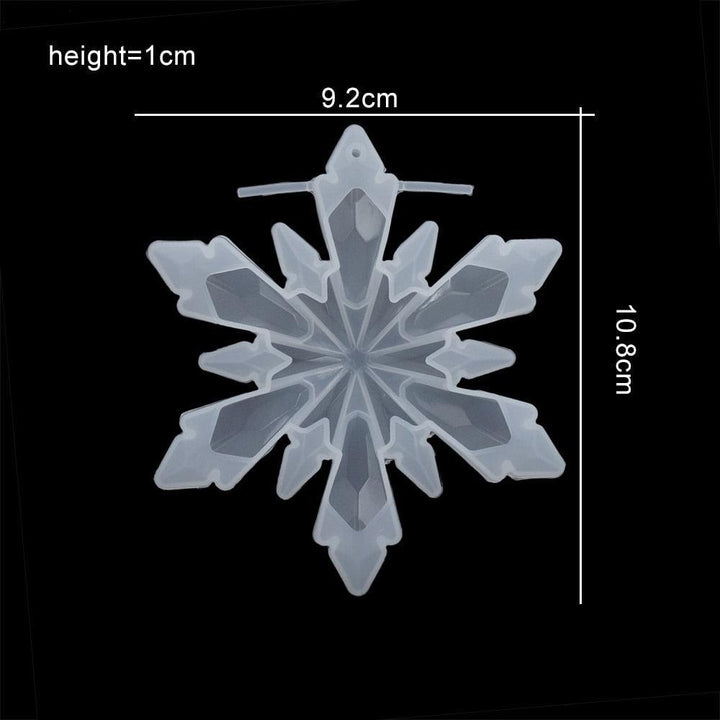 Lisslune | Charming Snowflake DIY Craft Set for Unique Christmas Jewelry and Ornaments