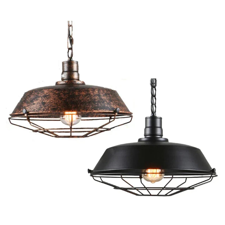 Lisslune | Vintage Loft Pendant Light: Industrial Retro Iron Ceiling Light Chandelier for Living Room, Restaurant, Bar, Kitchen