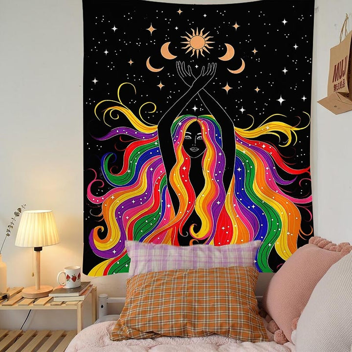 Lisslune | Bohemian Style Moon Energy Wall Hanging Decor