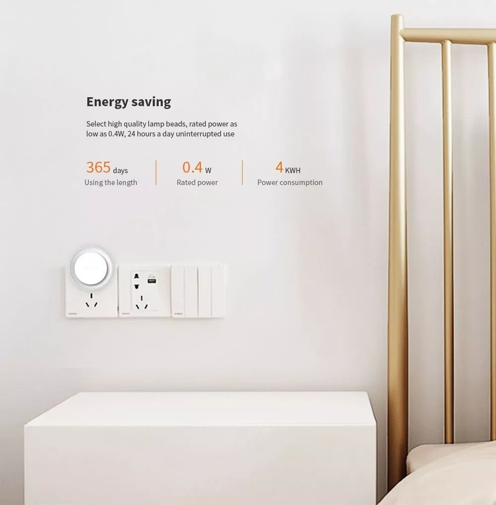 Lisslune | Automatic Sensor Comfort Bedside Corridor Night Lamp