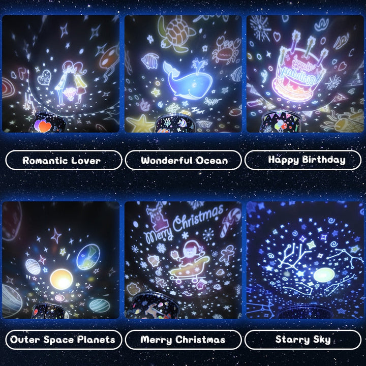 Lisslune | Rotating Deer Music Star Projector Night Lamp