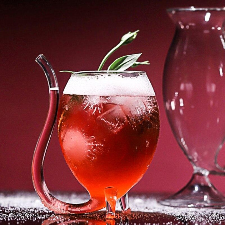 Lisslune | Creative Cocktail Glass with Straw