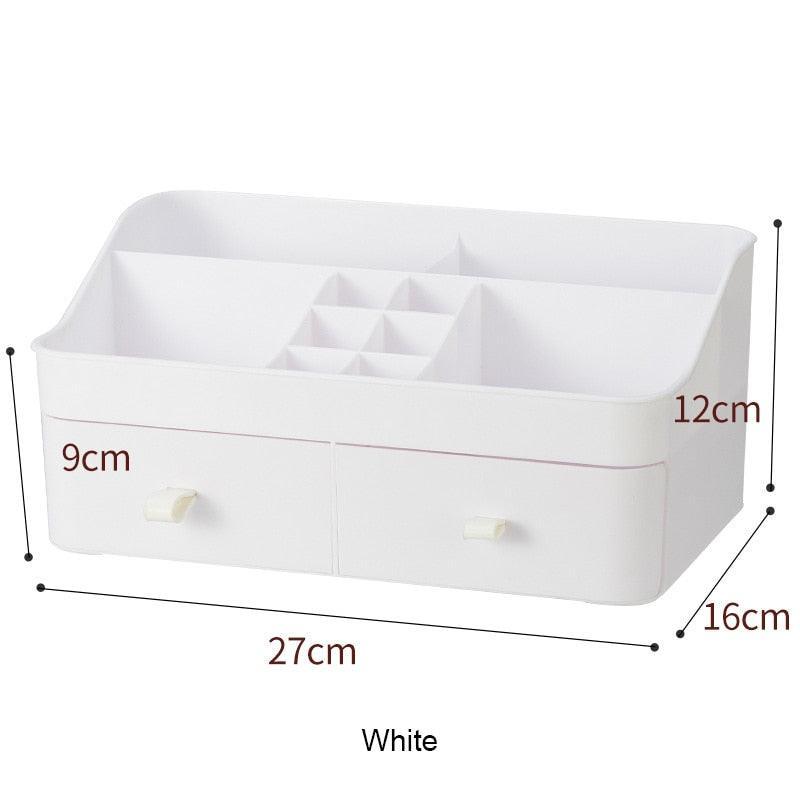 Lisslune | Elegant Cosmetic Organizer with Adjustable Dividers for an Organized Makeup Space