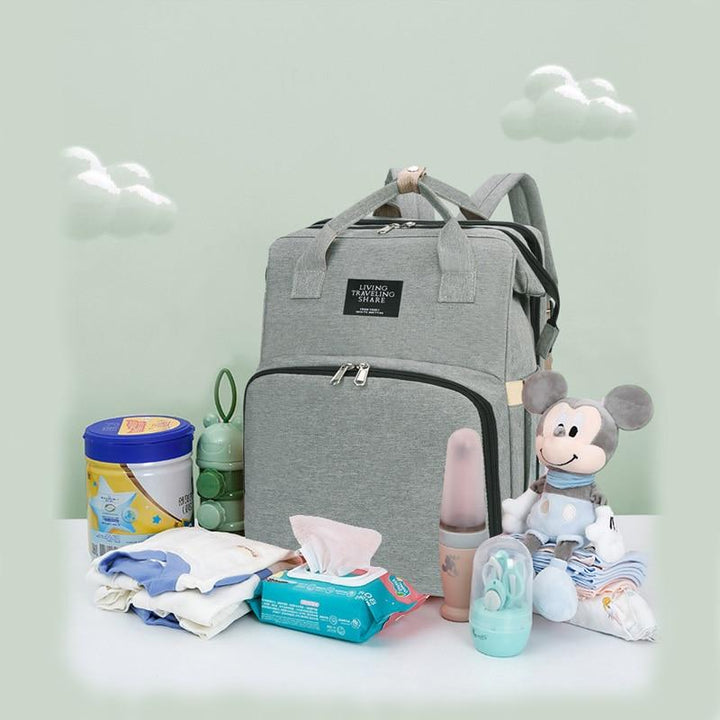Lisslune | Multifunctional diaper bag with bed function