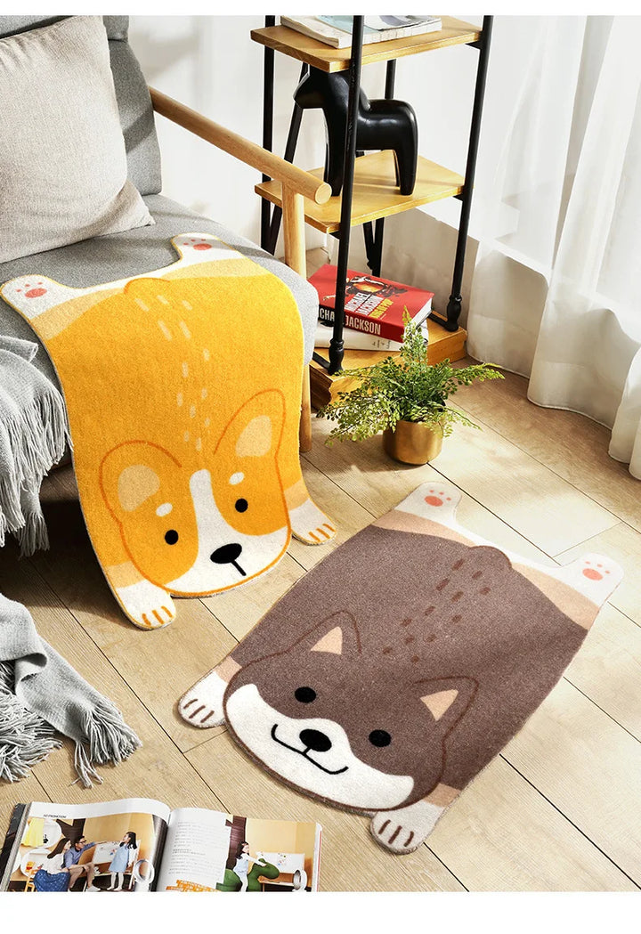 Lisslune | Cute Animal Non-Slip Mat – Pet Design for Kitchen, Bathroom and Hallway