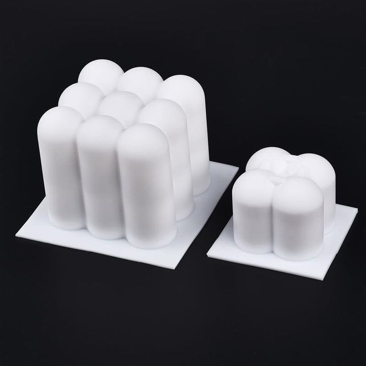 Lisslune | Serene Soy Candle Making Kit with 3D Cube Mold for Aromatherapy