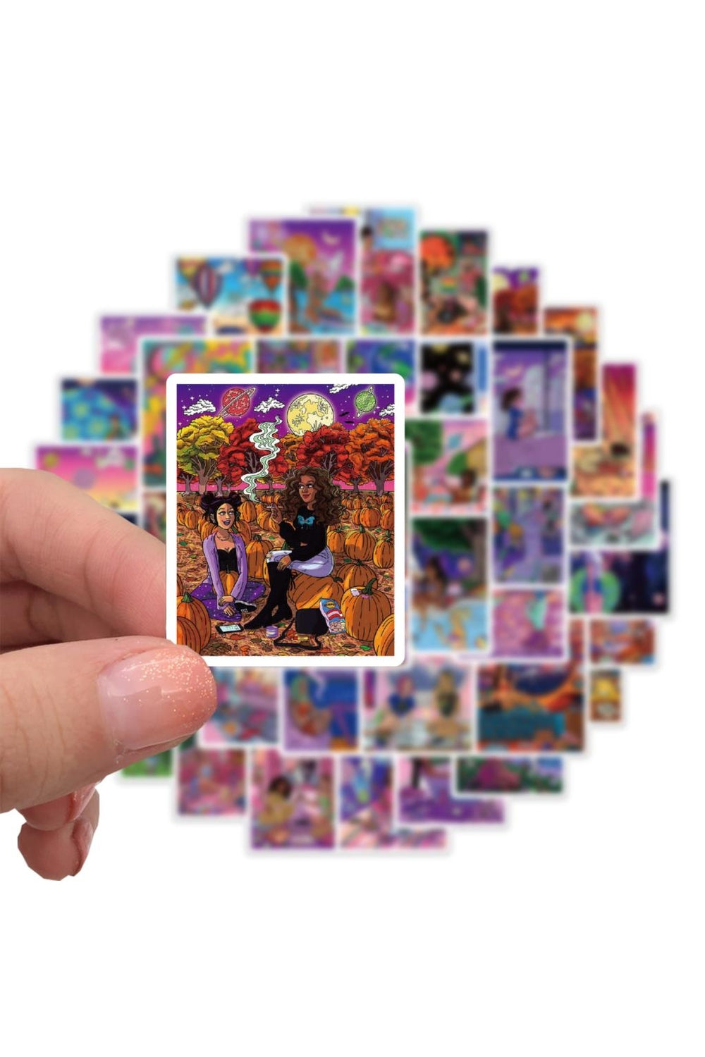 Lisslune | Vibes Trippy Girls Sticker