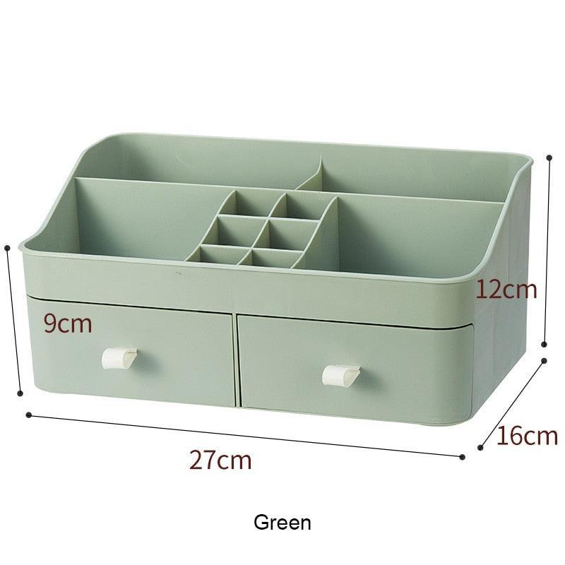 Lisslune | Elegant Cosmetic Organizer with Adjustable Dividers for an Organized Makeup Space