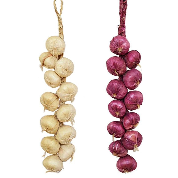 Lisslune | Life-like Garlic String Decoration for Home, Garden and Event Style – M6CE