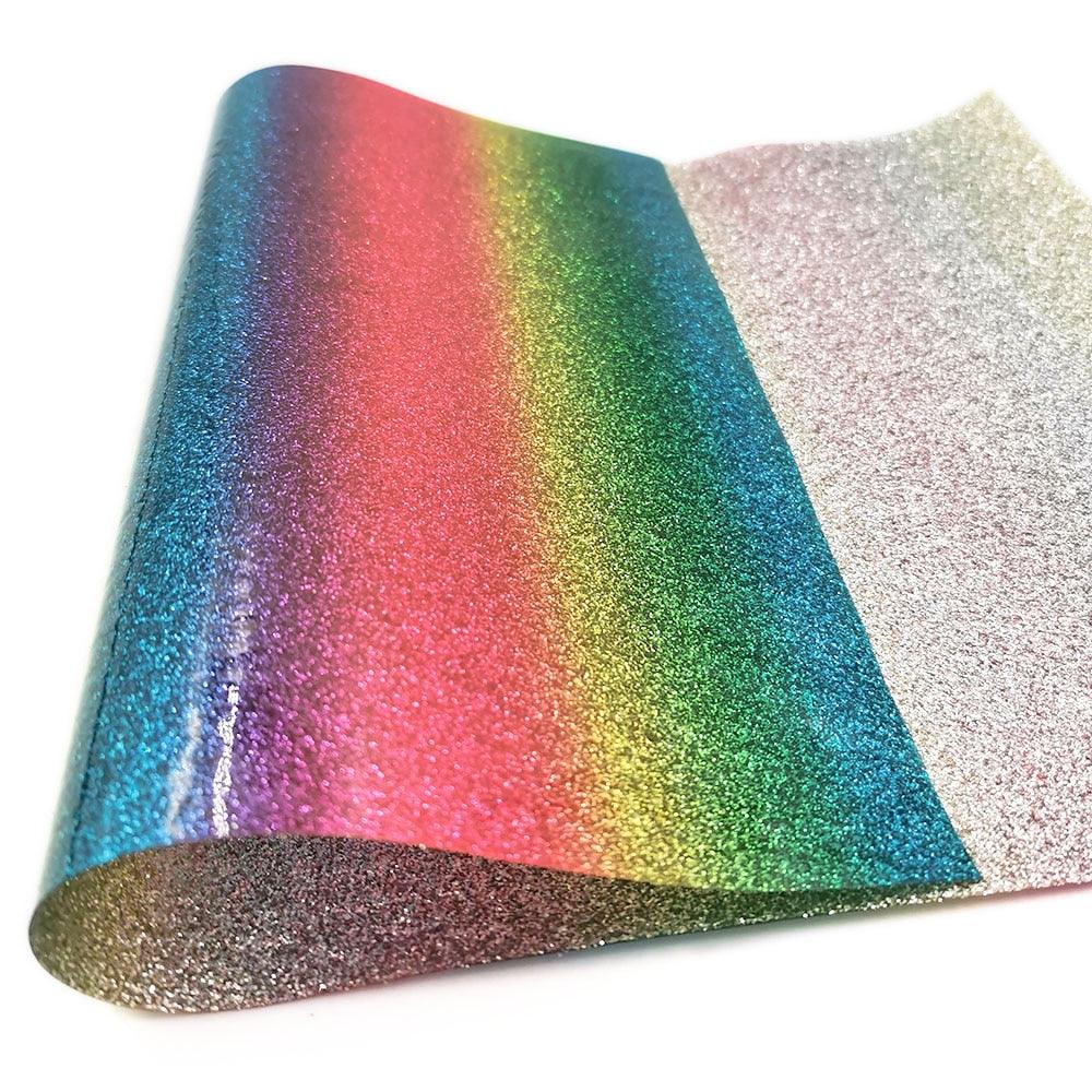 Lisslune | Radiant Iridescent Sparkle Glitter Fabric: High-Quality Material for Creative Masterpieces