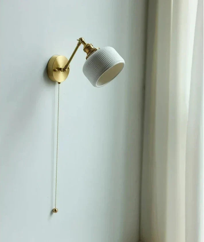 Lisslune | ScandiAura – Stylish Ceramic Wall Light with Nordic Design