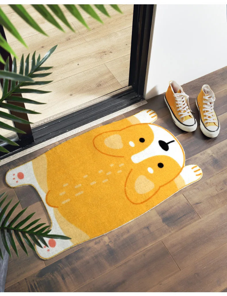 Lisslune | Cute Animal Non-Slip Mat – Pet Design for Kitchen, Bathroom and Hallway