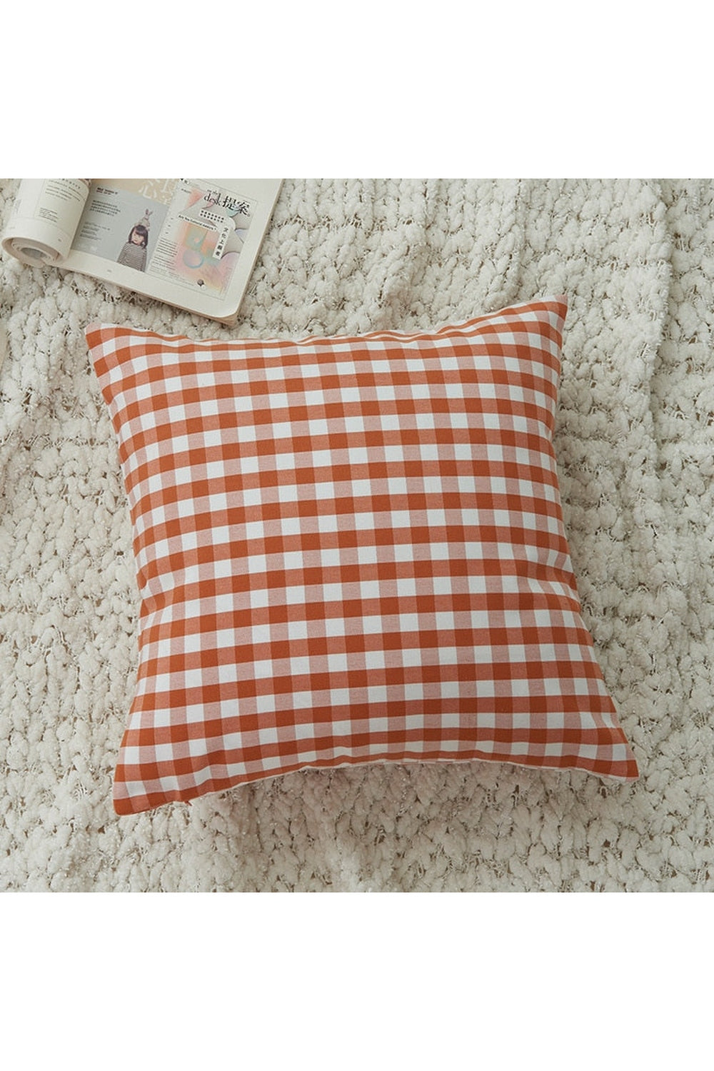 Lisslune | Country house plaid cushion covers