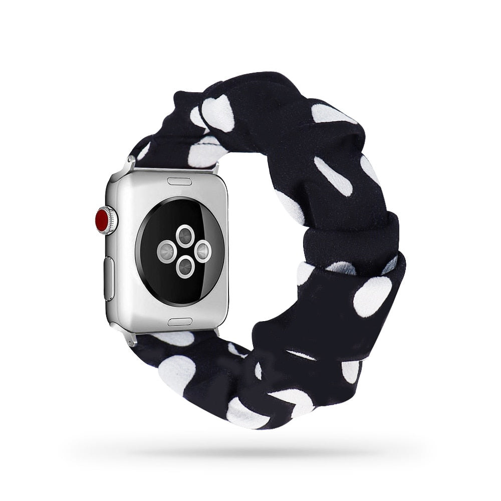 Lisslune | ELASTIC Apple Watch BAND IN HAIR TIE STYLE