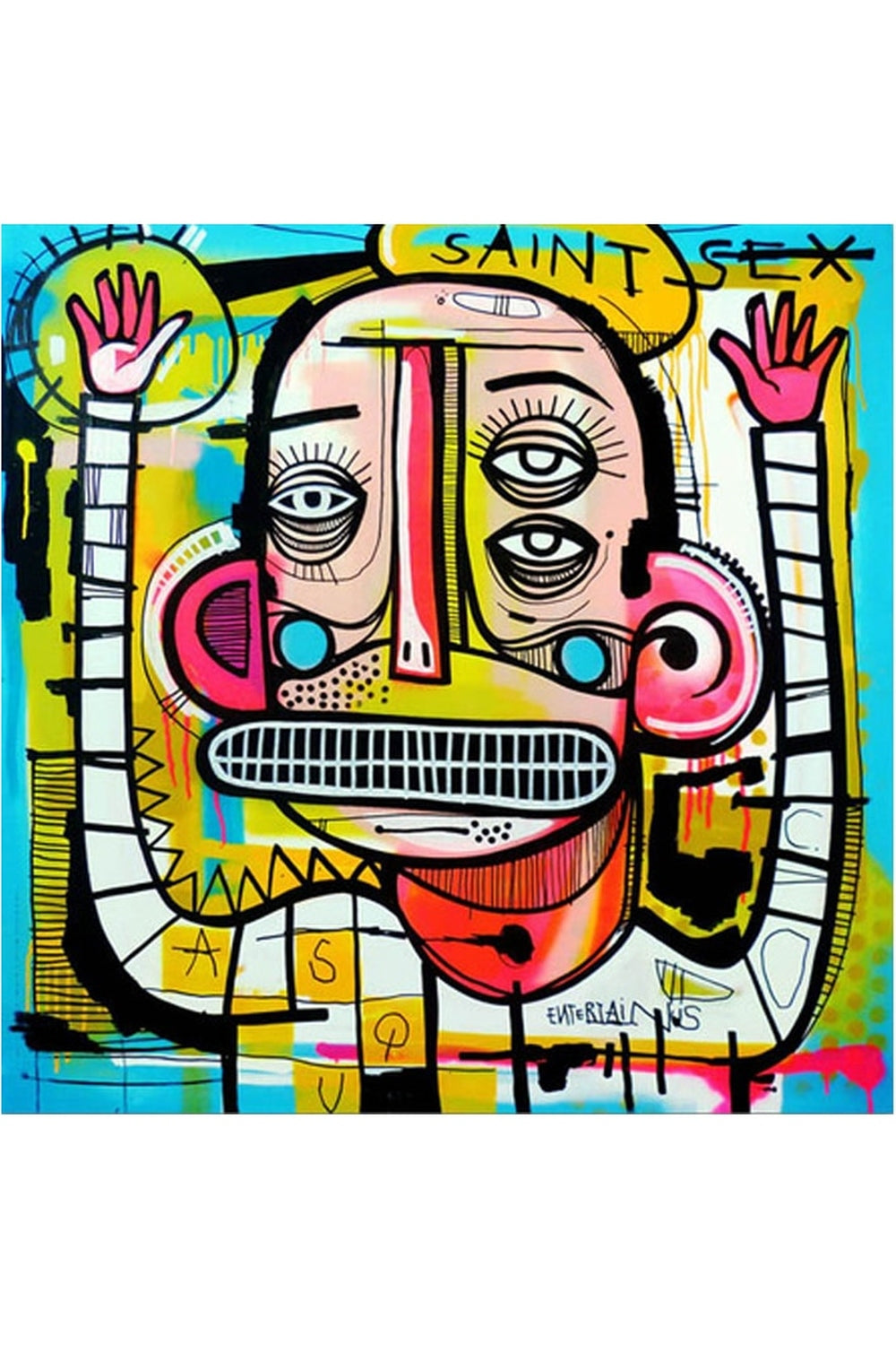 Lisslune | Graffiti Street Art Poster