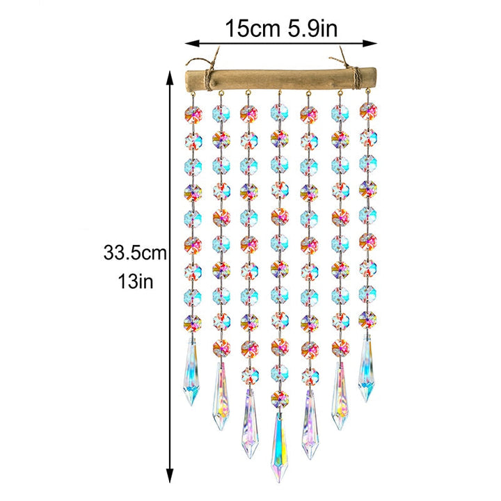 Lisslune | Glass Crystal Wind Chimes Window Decoration