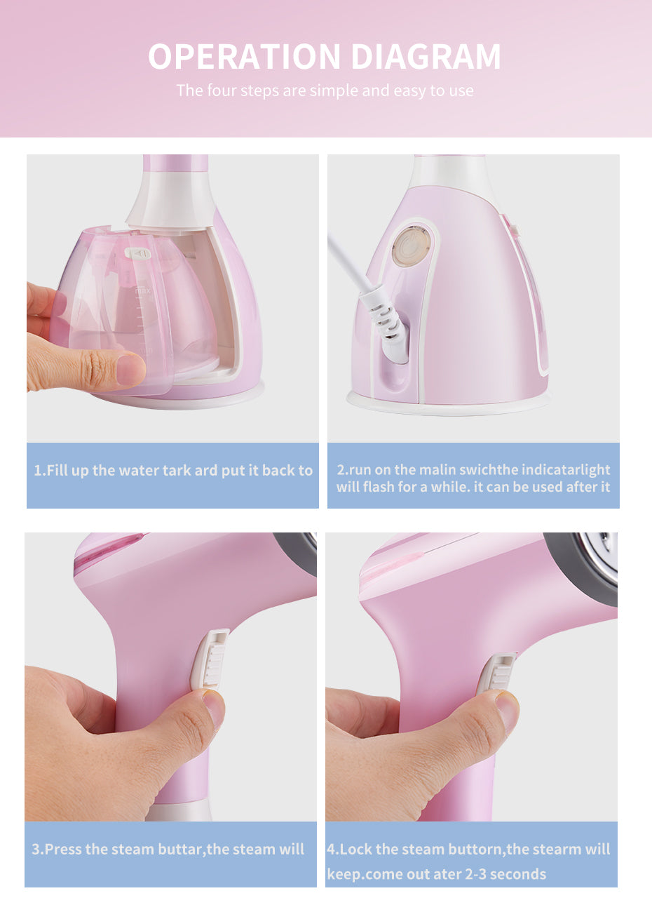 Lisslune | Portable Mini Iron Steamer
