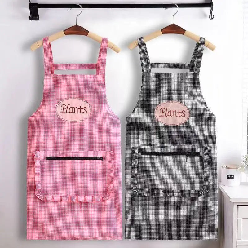 Lisslune | Cute Long Sleeve Waterproof Kitchen Apron