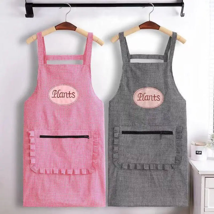 Lisslune | Cute Long Sleeve Waterproof Kitchen Apron