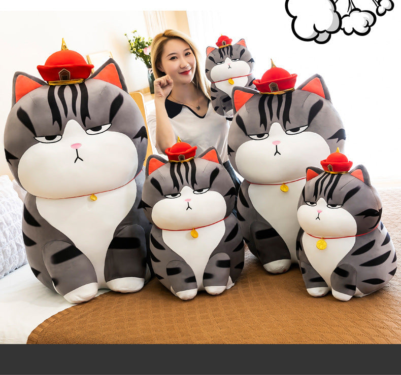 Lisslune | Moody Cat Soft Cuddly Plush Pillow