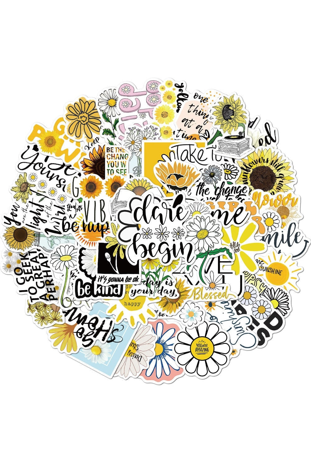 Lisslune | Daisy Scrapbooking Stickers